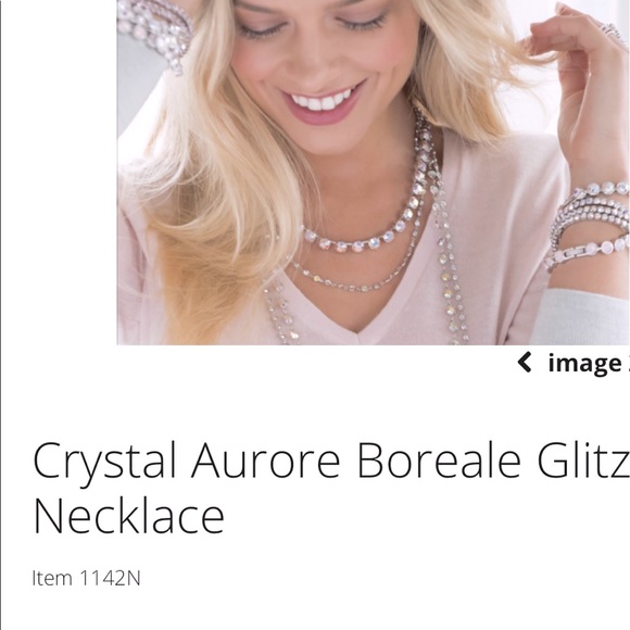 Swarovski crystal aurora borealis glitz necklace - Picture 1 of 2